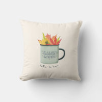 Cuddle Weather Watercolor Fall Leaves Autumn