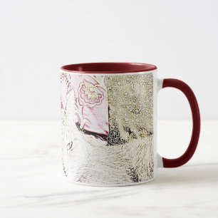 Cuddles Cat Sketch Mug