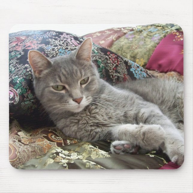 Cuddles on pillow mousepad (Front)