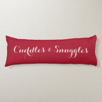 Cuddles & Snuggles custom body pillow