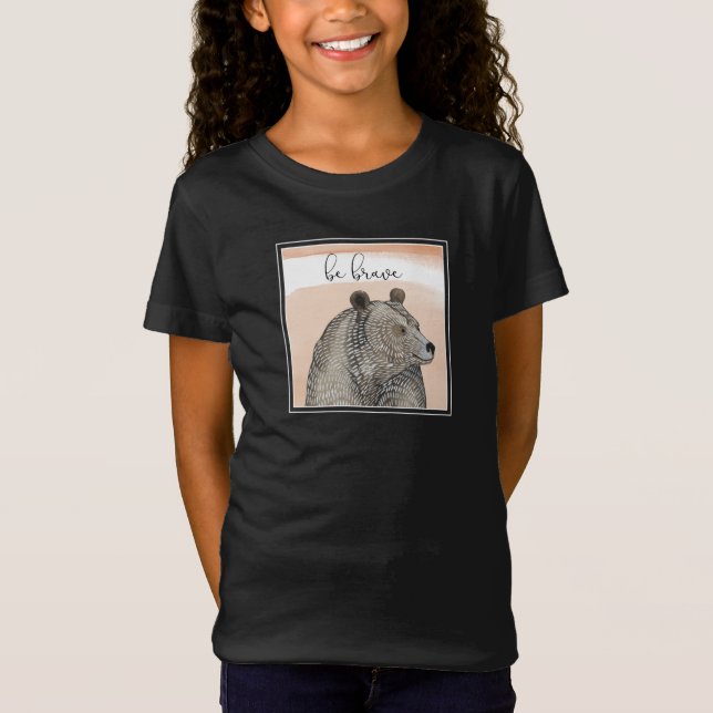 Cuddlies Bear | Be Brave T-Shirt (Front)