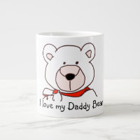 Cuddly Bear Illustration I love my Daddy Bear
