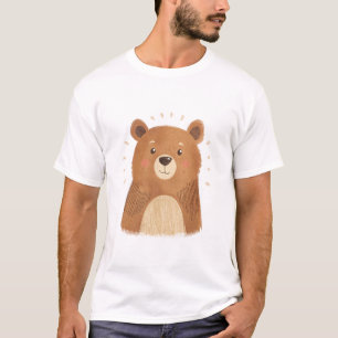 Cuddly Bear With Friendly Gaze T-Shirt