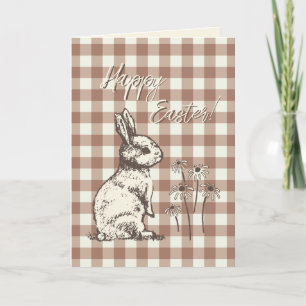 Cuddly Bunny Rabbits Bonanza - Happy Easter. Holiday Card
