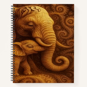 Cuddly Elephants  Notebook