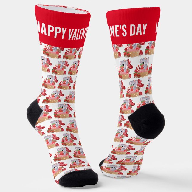 Cuddly Koala Valentine  Socks (Creator Uploaded)
