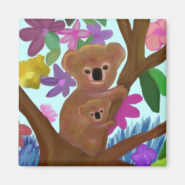 Cuddly Koalas Magnet (Front)