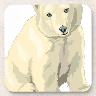 Cuddly Polar Bear Coaster