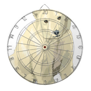 Cuddly  Polar Bear Dartboard
