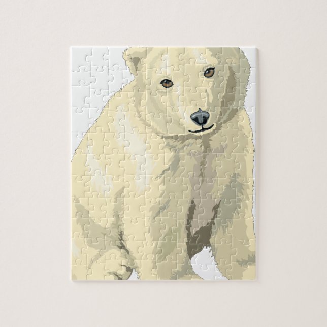 Cuddly  Polar Bear Jigsaw Puzzle (Vertical)