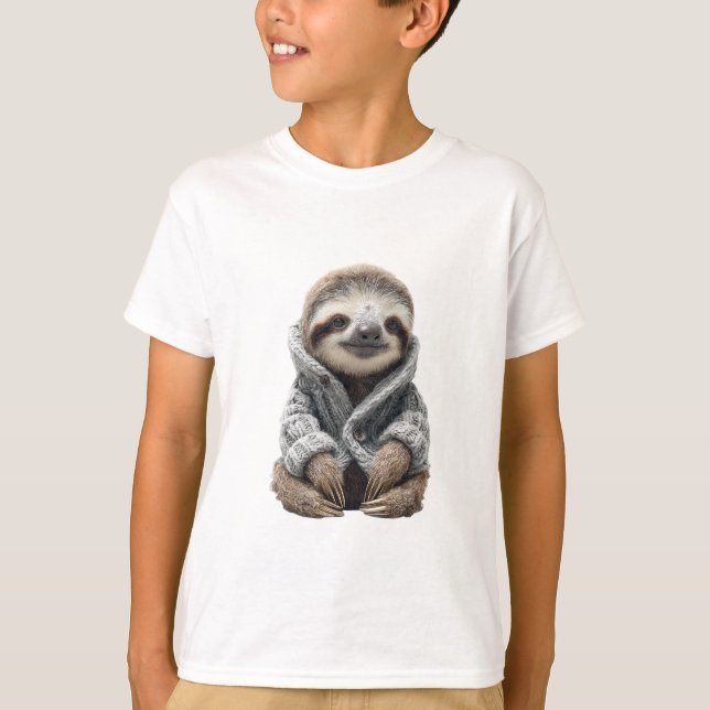 Cuddly Sweater Sloth Kids (Front)