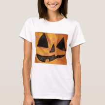 Cuddly Tilting Jack-O-Lantern T-Shirt