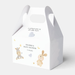 Cuddly Toys Pastel Blue Cute Baby Shower Favour Box