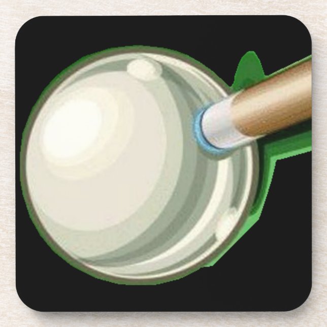 Cue Ball Coaster (Front)