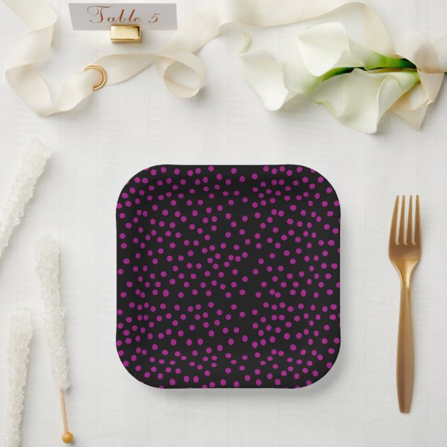 Cue Halloween  Paper Plate (Wedding)