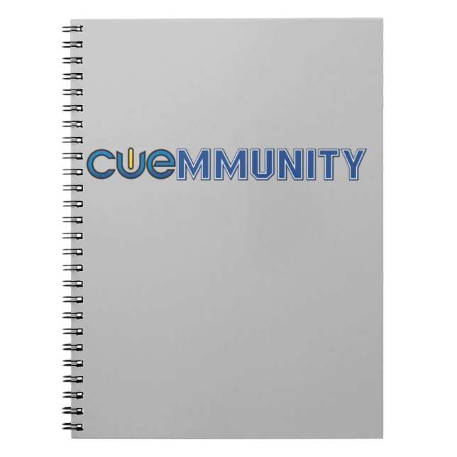 CUE-MMUNITY Notebook (Front)