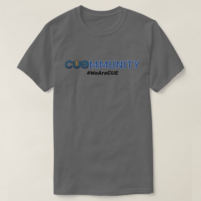 CUE-MMUNITY T-Shirt (Design Front)