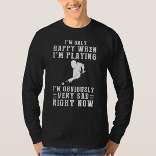 Cue the Comedy: Embrace the Billiards Blues Tee &
