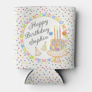 Cue the Confetti Birthday Party Dessert Can Cooler