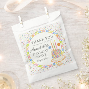Cue the Confetti Birthday Party Dessert Favour Bags
