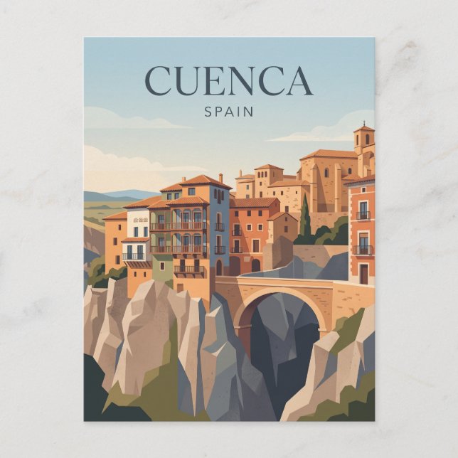 Cuenca Spain Postcard (Front)