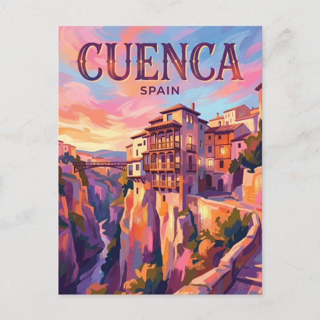 Cuenca Spain Postcard (Front)