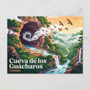Cueva de los Guácharos National Park Colombia Postcard