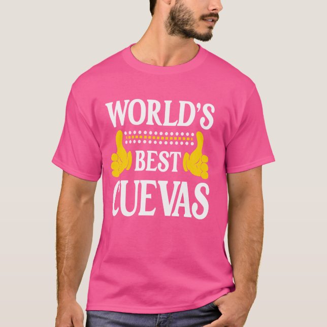 Cuevas Surname Team Family Last Name World's Best  T-Shirt (Front)