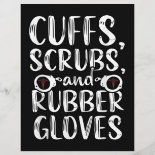 Cuffs Correctional Nurse RN Prison Nursing Medical Flyer