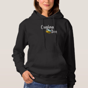 Cugina Bee Italian Female Cousin Announcement Cute Hoodie