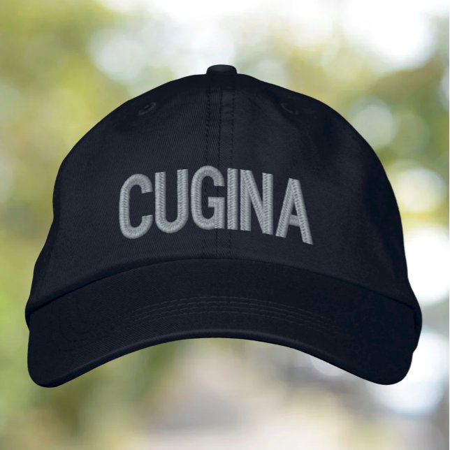 Cugina (cousin/female) embroidered cap hat (Creator Uploaded)