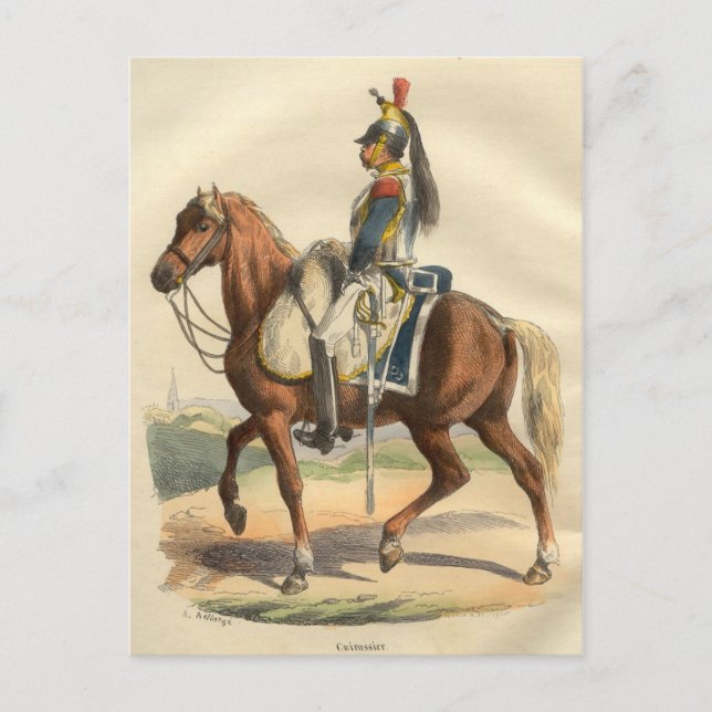 Cuirassier Postcard (Front)