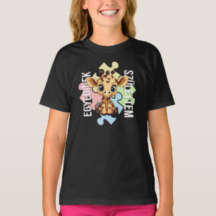 Cuki affirmációk SNI Zsiráf Egyedinek T-Shirt