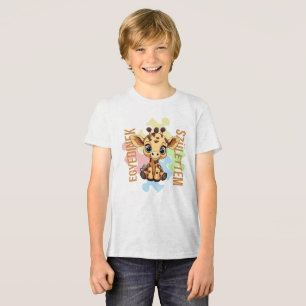 Cuki affirmációk SNI Zsiráf Egyedinek Tri-Blend Shirt