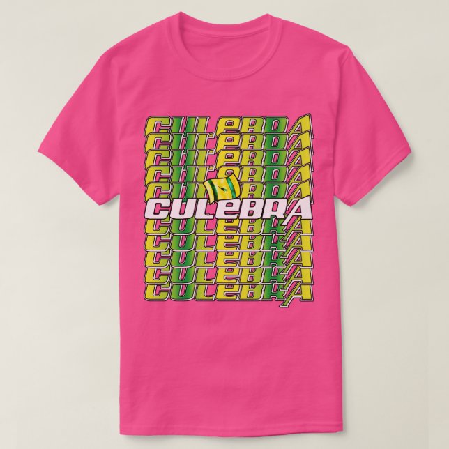 Culebra Cascade text 3 T-Shirt (Design Front)