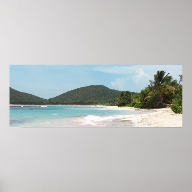 Culebra's Flamenco Beach Puerto Rico Poster (Front)