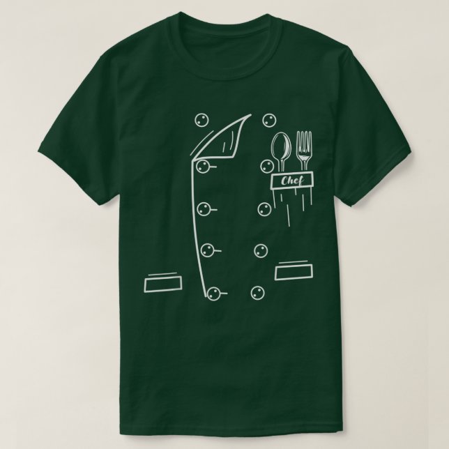 Culinarian Cooking Jacket  T-Shirt (Design Front)