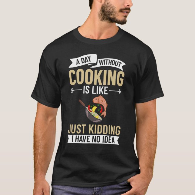 Culinary Arts Cooking Kitchen Chef Cook Knife Food T-Shirt (Front)