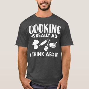 culinary arts cooking kitchen chef cook knife food T-Shirt