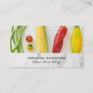 Culinary Arts Greens Produce Farmers Market Business Card