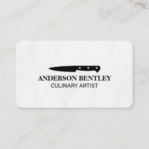 Culinary Arts Knife Business Card