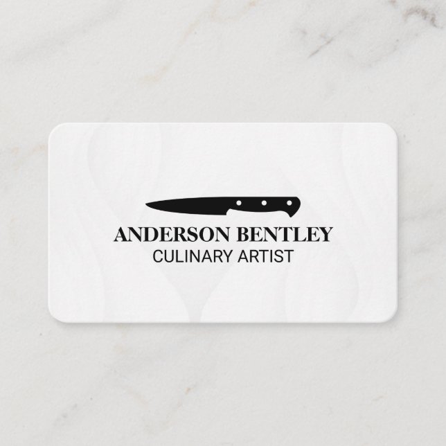 Culinary Arts | Knife Business Card (Front)