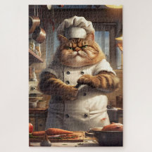 Culinary Cat Chef, Funny Animal, 1000 Piece