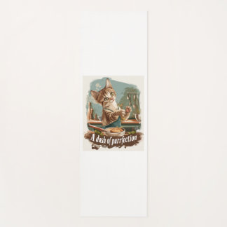 Culinary Cat Chef Yoga Mat
