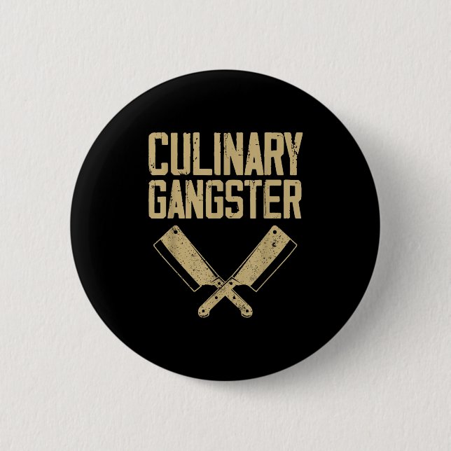 Culinary Chef Art For Men Women Cooking Lover Kitc 6 Cm Round Badge (Front)