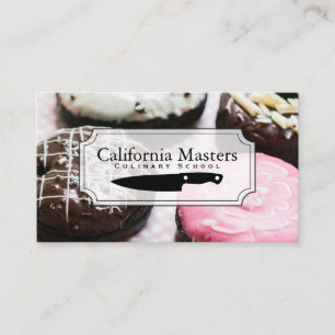Culinary Chef   Doughnuts Business Card