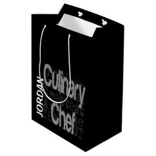 Culinary Chef Extraordinaire CUSTOM Medium Gift Bag