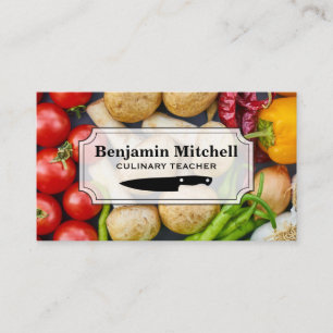 Culinary Chef Fresh Produce Business Card