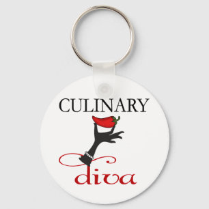 Culinary Diva Key Ring