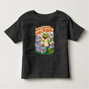 Culinary Explorer: Frogs Stove Adventure Toddler T-Shirt